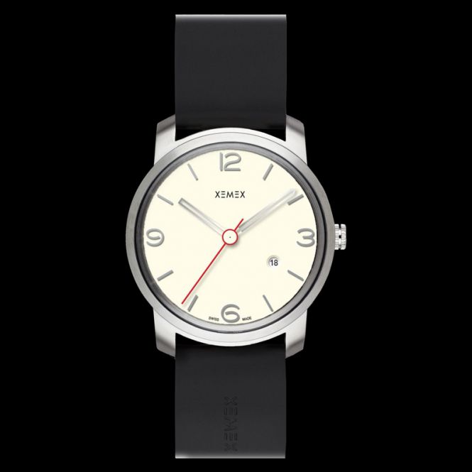 XEMEX PICCADILLY QUARTZ Ref. 880.13 3 HANDS DATE 